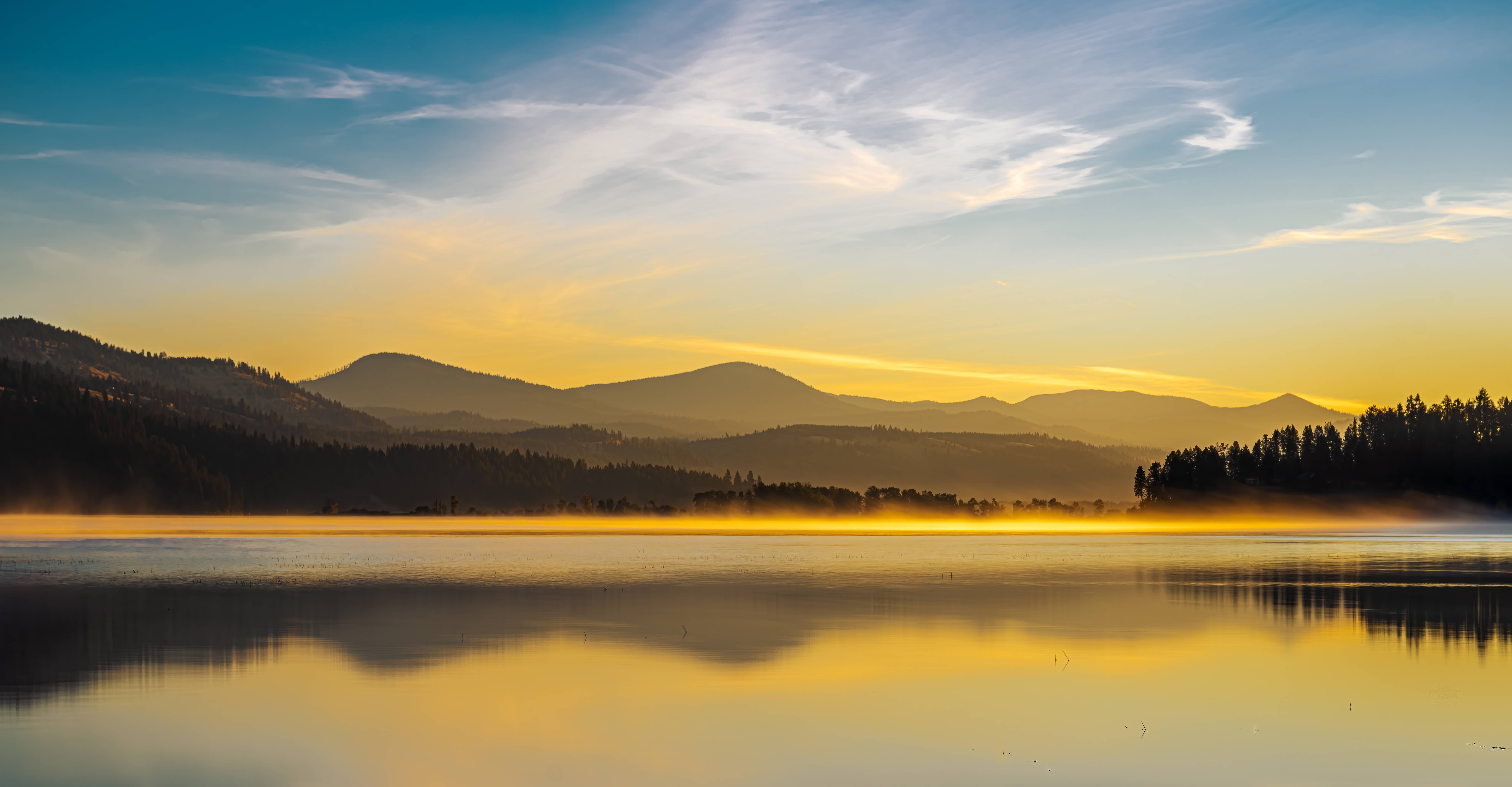 Lake Coeur d'alene Sunset